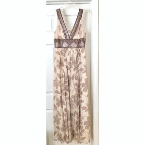 NWT BCBGMaxazria Silk Maxi Dress Sz 6